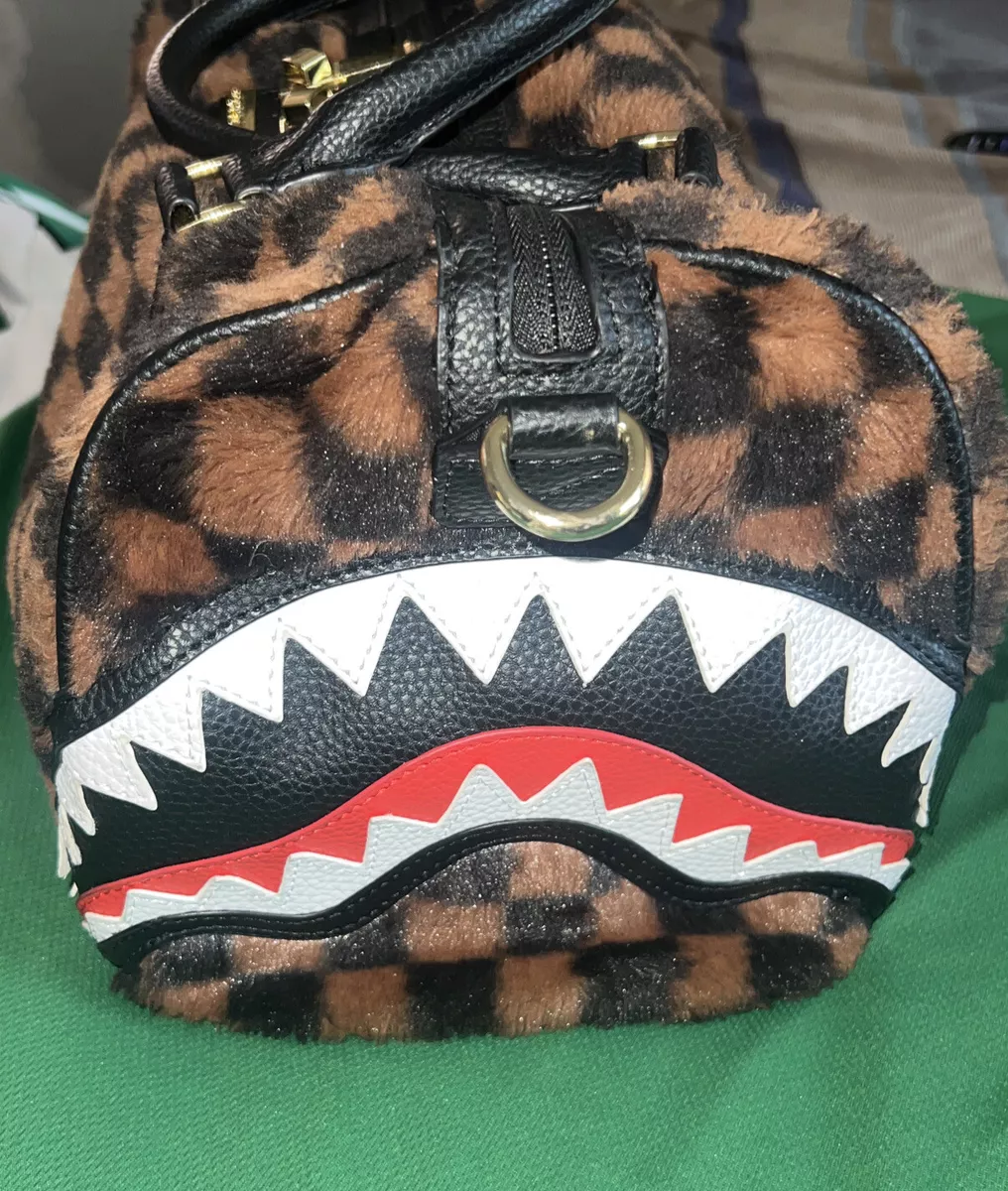 sprayground sharks in paris (mini) duffle limited edition never produced  again