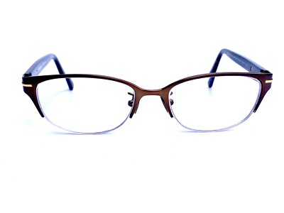 Coach Brown Tortoise Cat Eye Half Rim Eyeglasses HC 5058 
