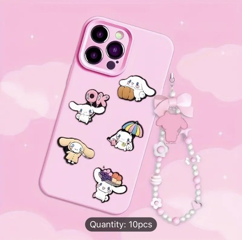 Hello Kitty Croc Charm Shoe Charm Lot Of 10 Jibbitz - Picture 5 of 5