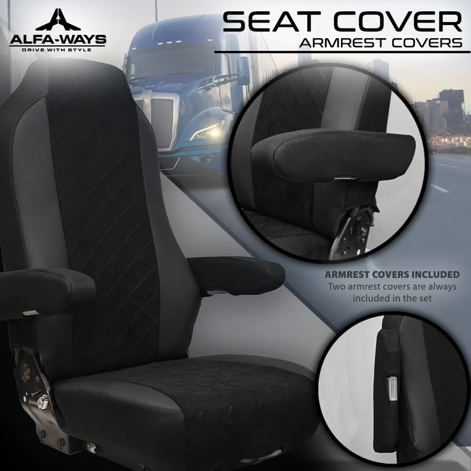 Seat cover fits: KENWORTH T-680, T-880, W-990 - Imagem 2 de 4
