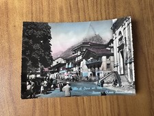 CARTOLINA ALA DI STURA PIAZZA E CHIESA PARROCCHIALE VIAGGIATA 1954 BD