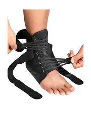 Quick Lace Up Ankle Brace for Women Men with Removable Side Splints, Adjustab...