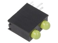 2X OSY5LX3E34B-3F2B Led Im GehäUse Gelb 3 Mm Anz.Dioden: 2 20Ma Linse: Diffus 30