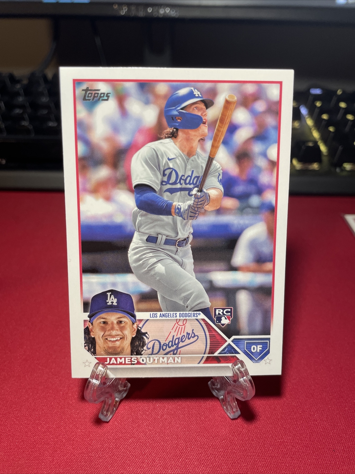 2023 Topps Series 2 James Outman Base Rookie Card #395 B210