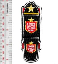 Skateboarding & Beer Lone Star Beer Skateboard Decks Patch vel NO TARIFF