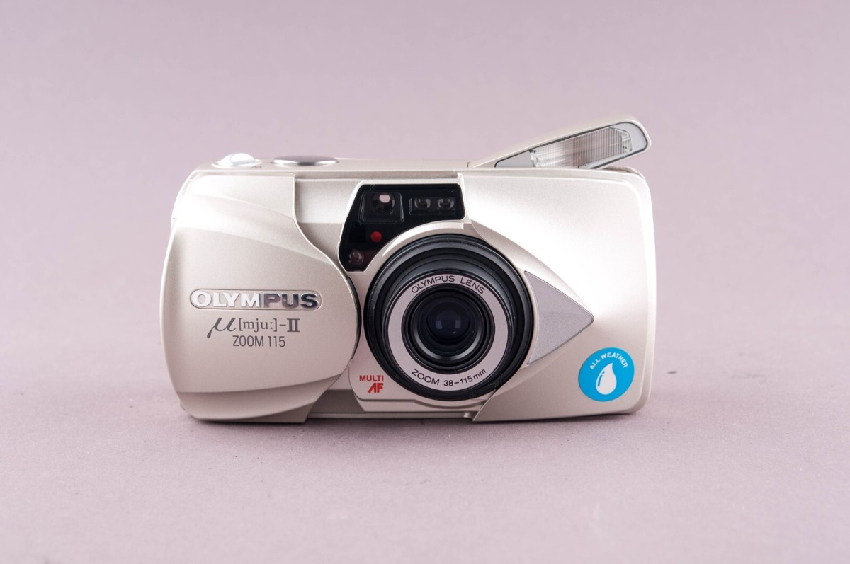 Olympus Mju II Zoom 115 35mm Point & Shoot Film Camera
