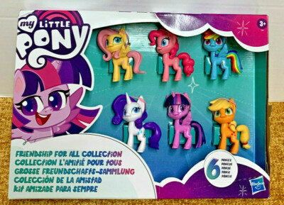 My Little Pony Friendship For All 6 Ponies Figure Collection ~NEW