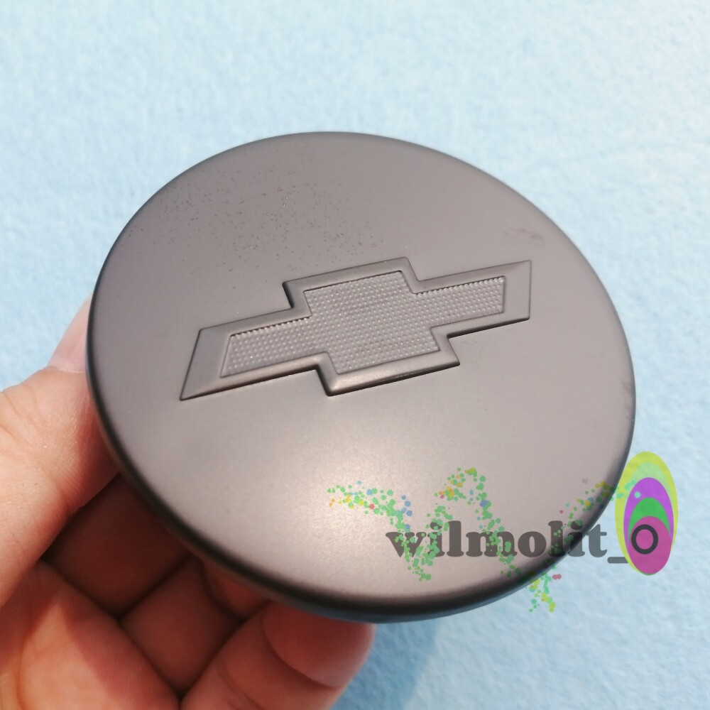 Set Of 4 Matte Black Wheel Center caps Hubcaps 2 5/8" For Chevrolet