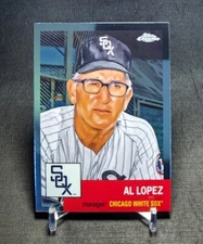 Al Lopez 2022 Topps Chrome Platinum Anniversary 1953 Card #85 Chicago White Sox