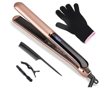 Flat Iron Hair Straightener with Floating Plates Get Shinier & Smoother Hair