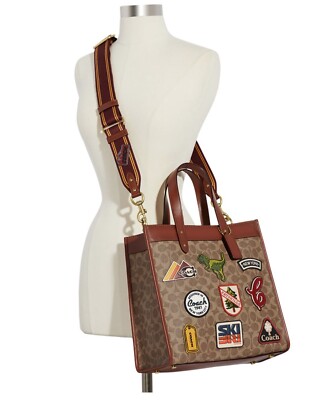 Coach ブラウン ロゴプリント バッグ コーチ COACH バッグ （ブラウン） -ファッション通販 FASHION