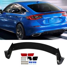 For 2022-2025 11th Gen Honda Civic Hatchback Rear Trunk Spoiler Wing Gloss Black