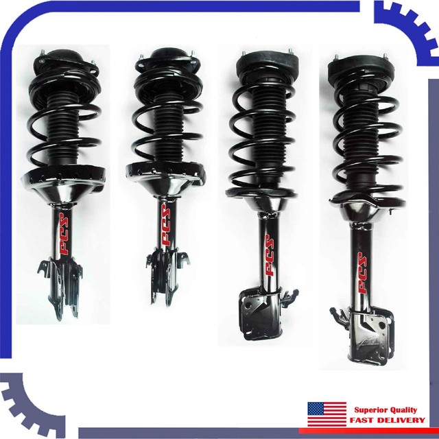 4Pcs FCS Suspension Strut Front&Rear For 20042007 Subaru Impreza WRX