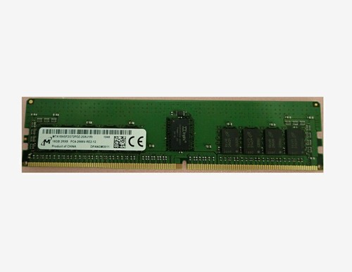 1X Micron 16GB DDR4 PC4-2666V ECC RDIMM RAM Server Memory 288pin DIMM Registered