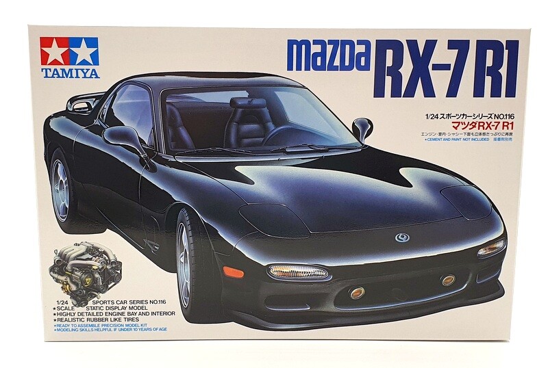 タミヤ　TRF416　ドリラジ　RX-7 Tamiya 1/24 Scale Model Kit 24116 - Mazda RX-7 R1 | eBay