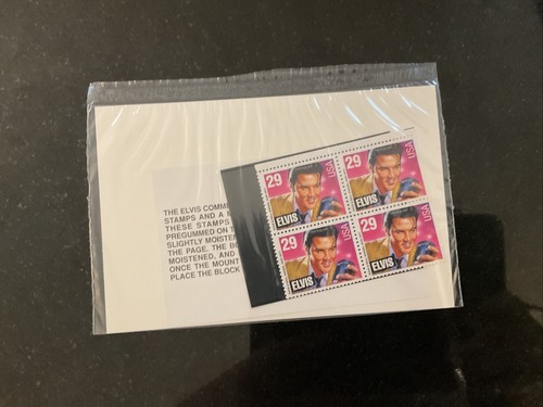 JUEGO DE SELLOS DE SERVICIO POSTAL DE EE. UU. EDICIÓN CONMEMORATIVA ELVIS PRESLEY Y MÁS 1993 - Imagen 4 de 7