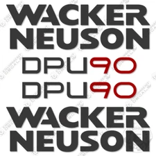 Fits Wacker Neuson DPU90 Decal Kit Vibratory Plate - 7 YEAR OUTDOOR 3M VINYL!