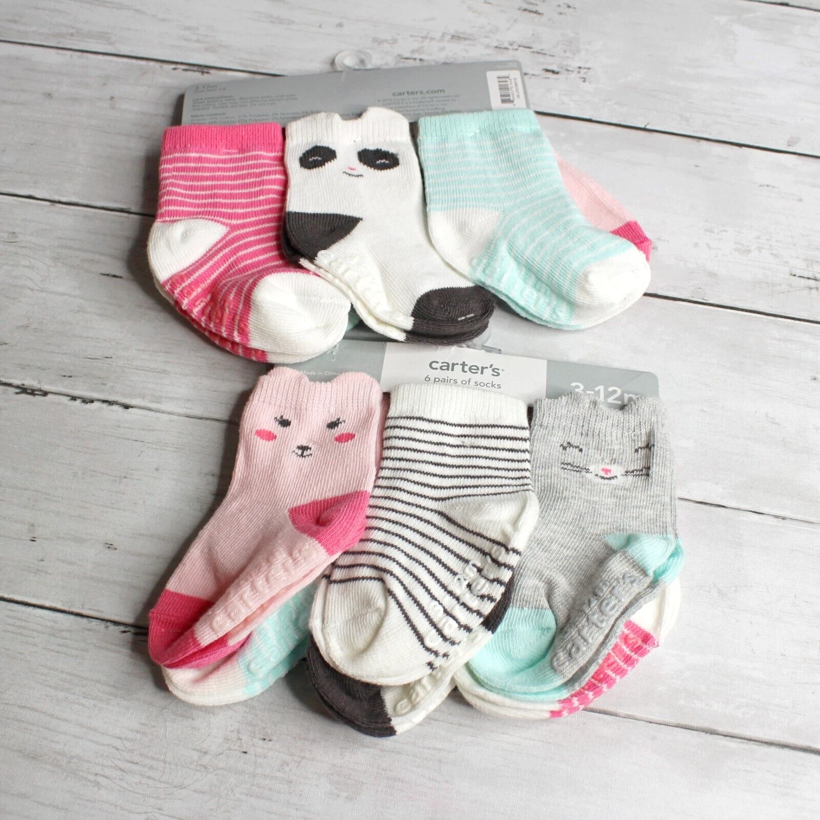 Carter's Baby Girl's Socks Set Size 3-12 Months 12 Pair Lot
Opens in a new window or tab