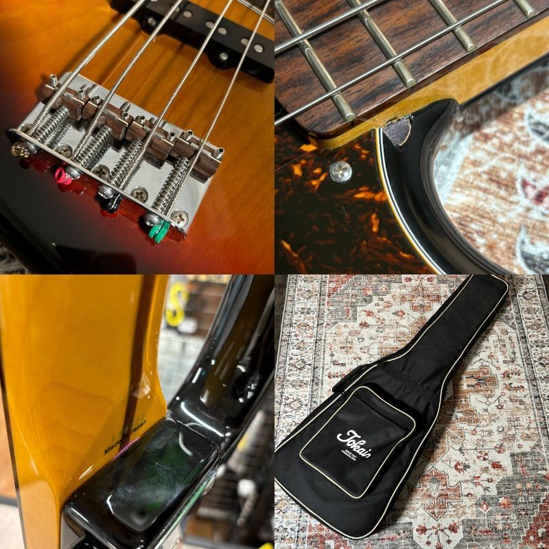 Tokai AJB-80 Jazz Bass Sunburst Electric Bass Guitar Shipping From