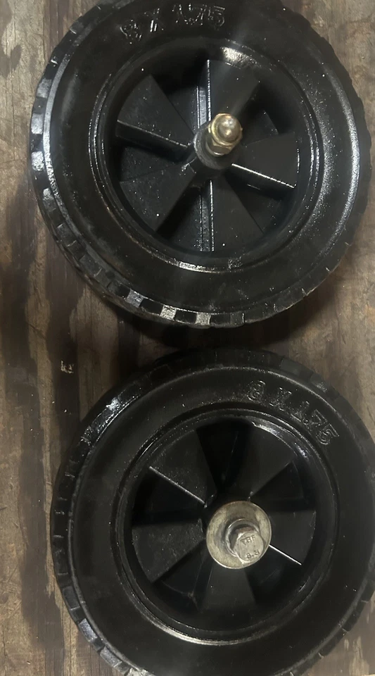 COMPRESOR DE AIRE CAMPBELL HAUSFELD HJ3001 HJ3002 OEM KIT DE RUEDA PIEZA # HJ000600AV Foto 2 de 3