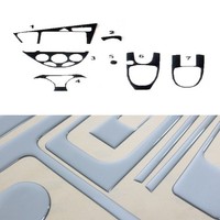 Innenraum Dekor Cockpit FüR Ford Focus 1998-2004 Aluminium Optik 7Tlg