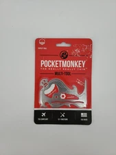 Zootility PocketMonkey Basic Multi Tool 3.25" x 2" Stainless Steel Construction