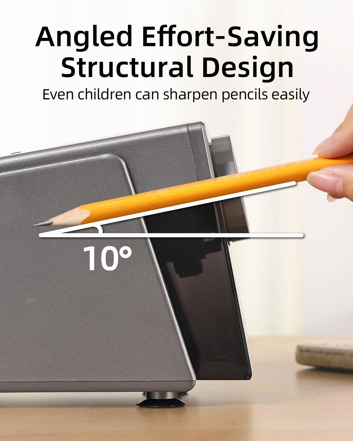 Heavy Duty Pencil Sharpener for Classroom, 6 Holes, Stronger Helical Blade, A...