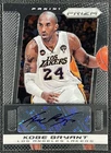 KOBE BRYANT 2013-14 PANINI PRIZM #140 AUTO LAKERS SIGNATURE HOF