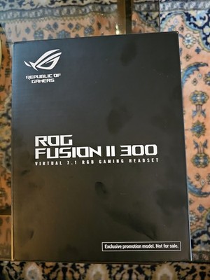 ASUS GAMING HEADSET ROG STRIX FUSHION II 300 7.1 USB 3.0 NEU schwarz
