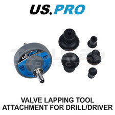 US PRO Tools Valve Lapping Tool Attachment for Drill/Driver with 5 Cups 5562