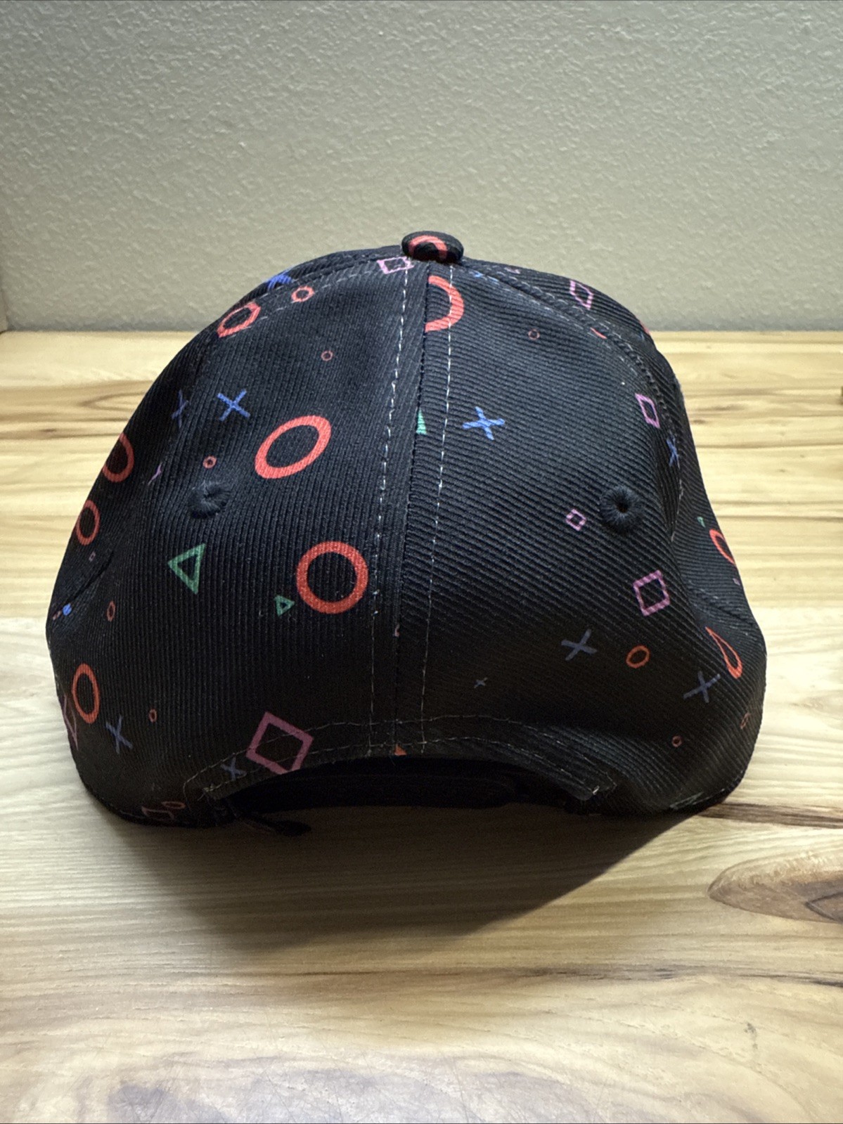 PlayStation Gamer Ball Hat Cap Snapback Adjustable Unisex Black One Size Fits