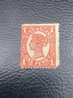 Australia (QLD) 1907 11 QV 1d vermilion MH