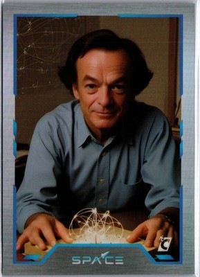 2025 Cardsmiths Space #79 Richard Feynman Rainbow Holofoil