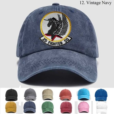 Customized Embroidered Hat Usaf 2nd Fighter Squadron, Trucker Hat, Gift Ideas
