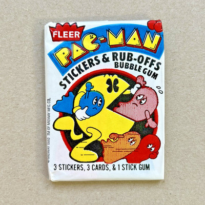 Pac-Man (1980) Trading Cards Booster Pack - Topps - Retro Arcade Game