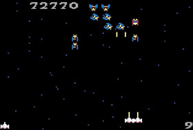 GALAGA (Compatible with Atari 2600+, Atari 7800+ and Atari 7800 Video Game Syste