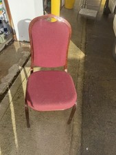 40 Burgundy Banqueting Chairs