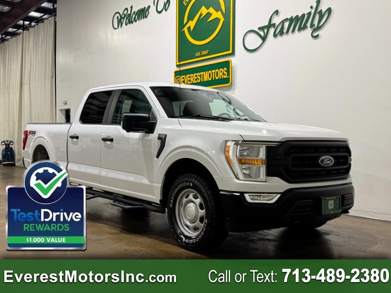 2022 Ford F-150 XL 4X4 CREWCAB LONG 5.0L V8 GAS 1 TOW TECH
