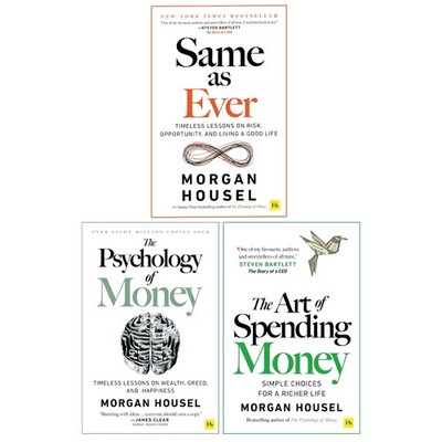 The Psychology of Money, Same as Ever & Spending Money 3 Books Morgan Housel