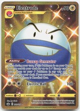 Pokemon Electrode 222/198 NM SEC Chilling Reign Holo