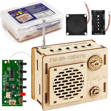 DIY Radio Kit FM 88-108 Mhz STEM Electronics Set for Kids