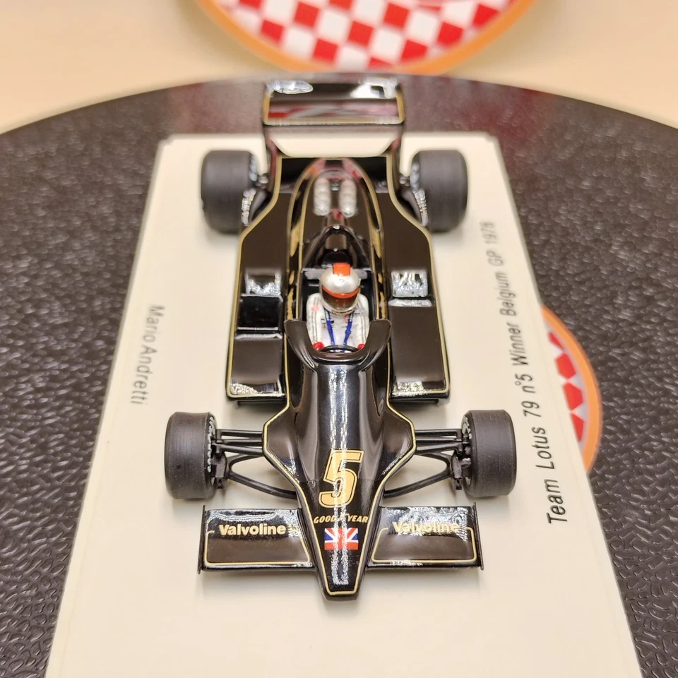 SPARK 1/43 Team Lotus 79 #5 Winner Belgium GP 1978 Mario Andretti S1848 resin - Image 3 of 4