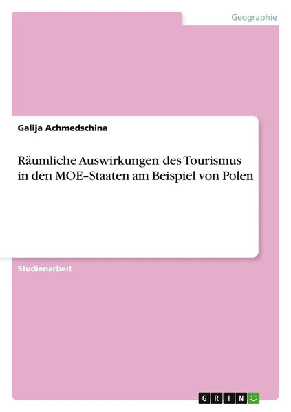 RäUmliche Auswirkungen Des Tourismus In Den Moe-Staaten Am Beispiel Von Polen-image