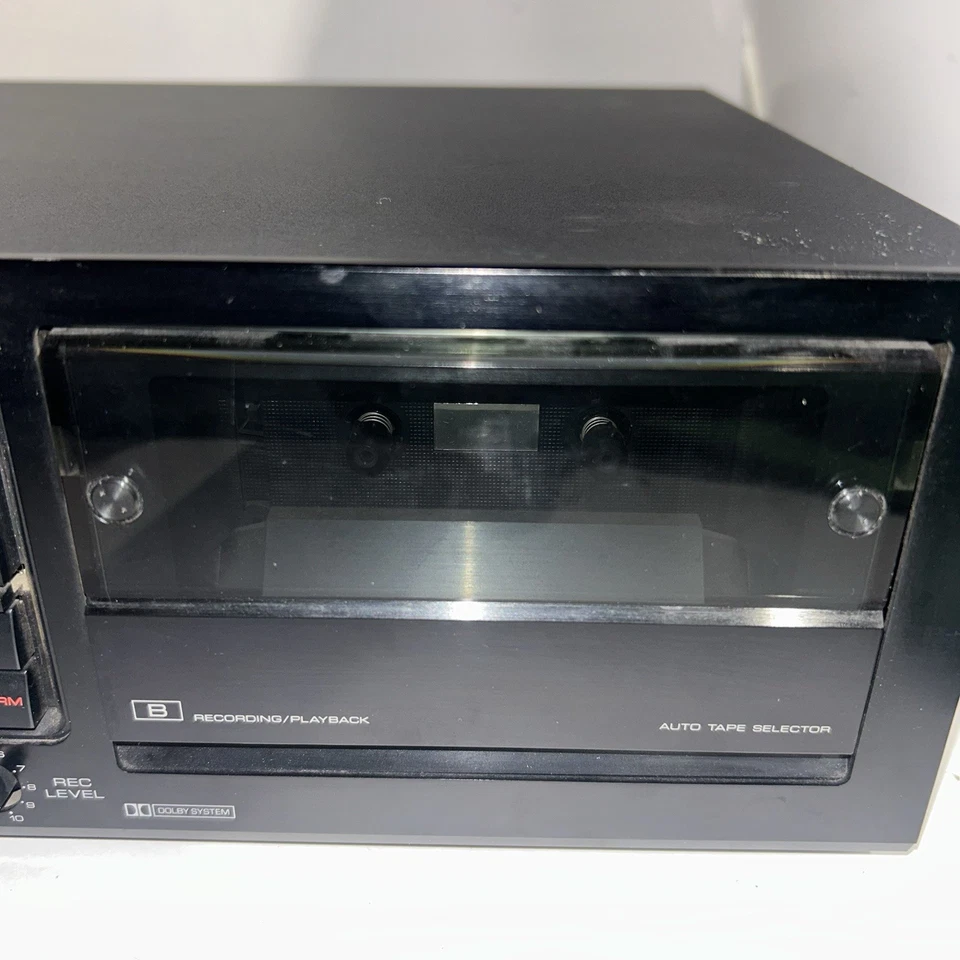 Mazo de casete doble estéreo Kenwood vintage como nuevo Tigerific Foto 2 de 4