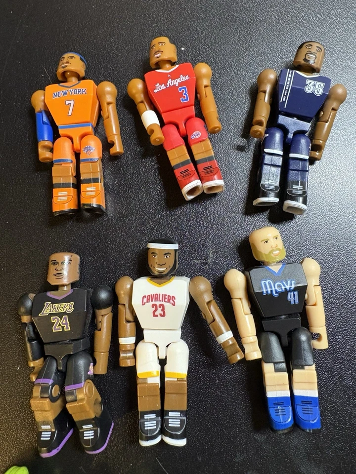 Lote de 6 mini figuras y 3 figuras de halo de construcción NBA C3 Foto 3 de 4