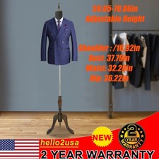 Adult Male Dress Form Mannequin Torso Clothes Display Adjustable Height 150-180