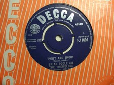 Brian Poole And The Tremeloes – Twist and Shout 1963 7” Decca F 11694