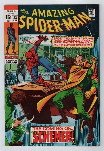 Marvel 1970 AMAZING SPIDER-MAN No. 83 VS. SCHEMER FN/VF 7.0+ Kingpin, MJ, Gwen