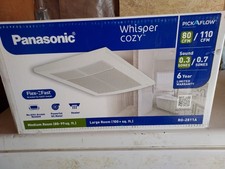 Panasonic WhisperCozy 80/110 CFM Exhaust Bath Fan with Heater RG