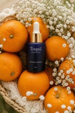 Suero de vitamina C Toups & Co Organics 1 oz 30 ml antioxidante iluminador facial ¡FRESCO!
